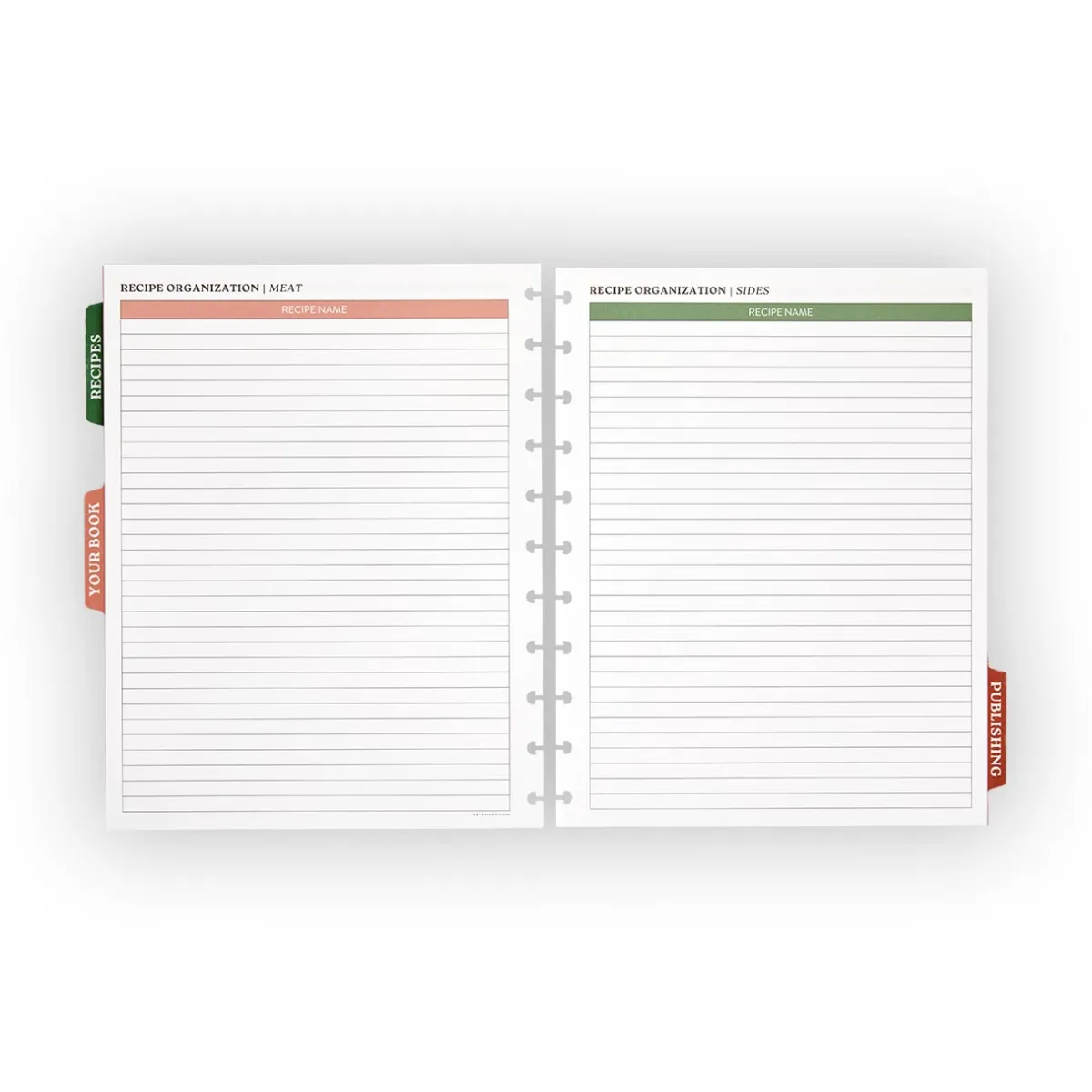 Levenger Letter Refills*Master Class How to Write a Cookbook Circa Refill