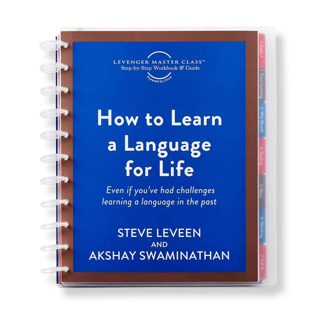 Levenger Letter Notebooks*Master Class How to Learn a Language for Life Circa Workbook