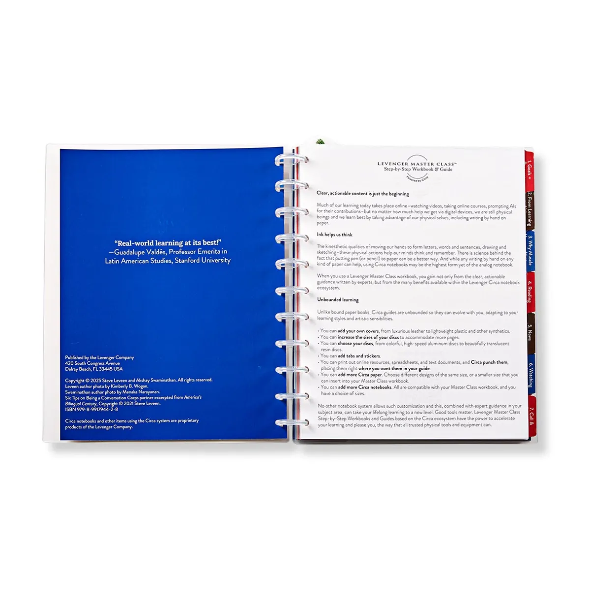 Levenger Letter Notebooks*Master Class How to Learn a Language for Life Circa Workbook