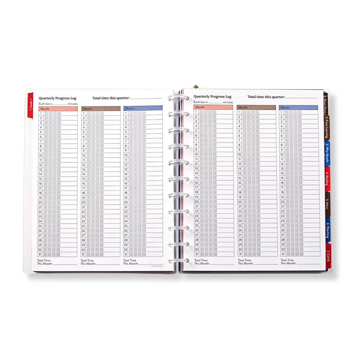 Levenger Letter Notebooks*Master Class How to Learn a Language for Life Circa Workbook