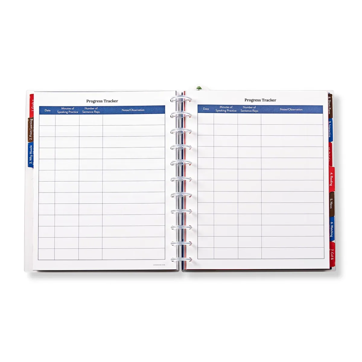 Levenger Letter Notebooks*Master Class How to Learn a Language for Life Circa Workbook