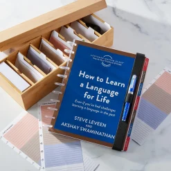 Levenger Letter Notebooks*Master Class How to Learn a Language For Life Circa Workbook Bundle