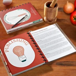 Levenger Letter Notebooks*Master Class How to Write a Cookbook Circa Workbook