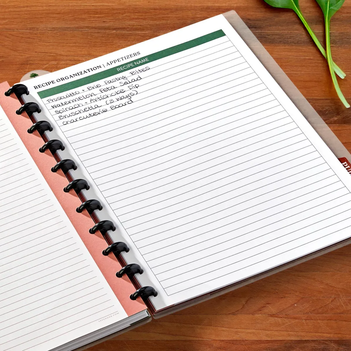 Levenger Letter Notebooks*Master Class How to Write a Cookbook Circa Workbook