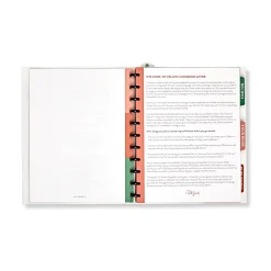 Levenger Letter Notebooks*Master Class How to Write a Cookbook Circa Workbook