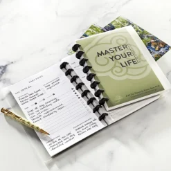 Levenger Junior Notebooks|Letter Notebooks*Master Class Master Your Life Circa Workbook