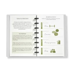 Levenger Junior Notebooks|Letter Notebooks*Master Class Master Your Life Circa Workbook