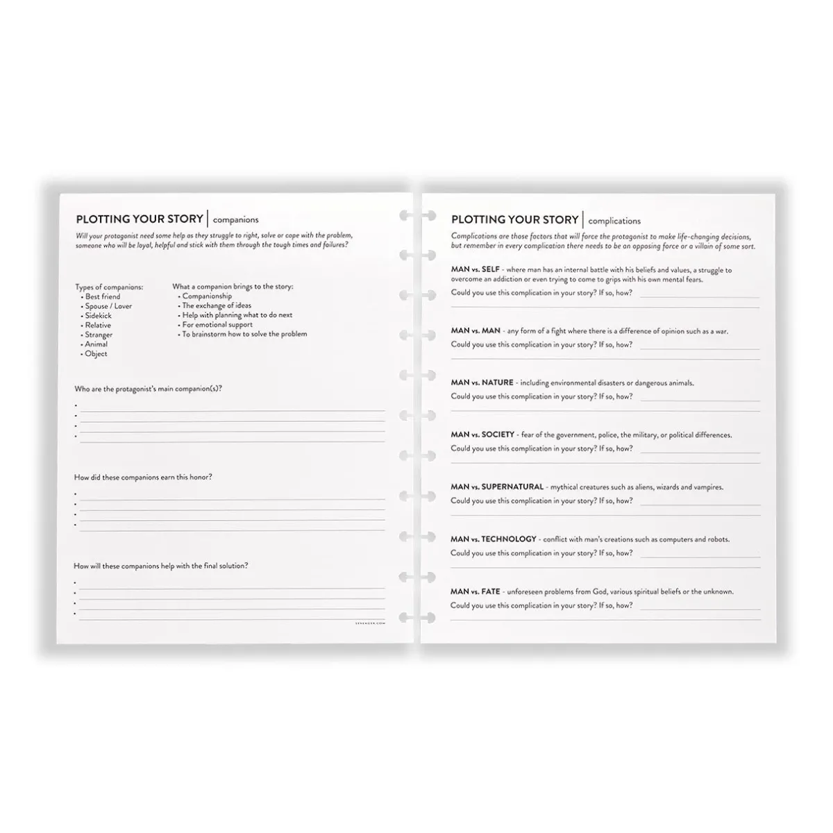 Levenger Letter Refills*Master Class Writing a Novel Circa Refill