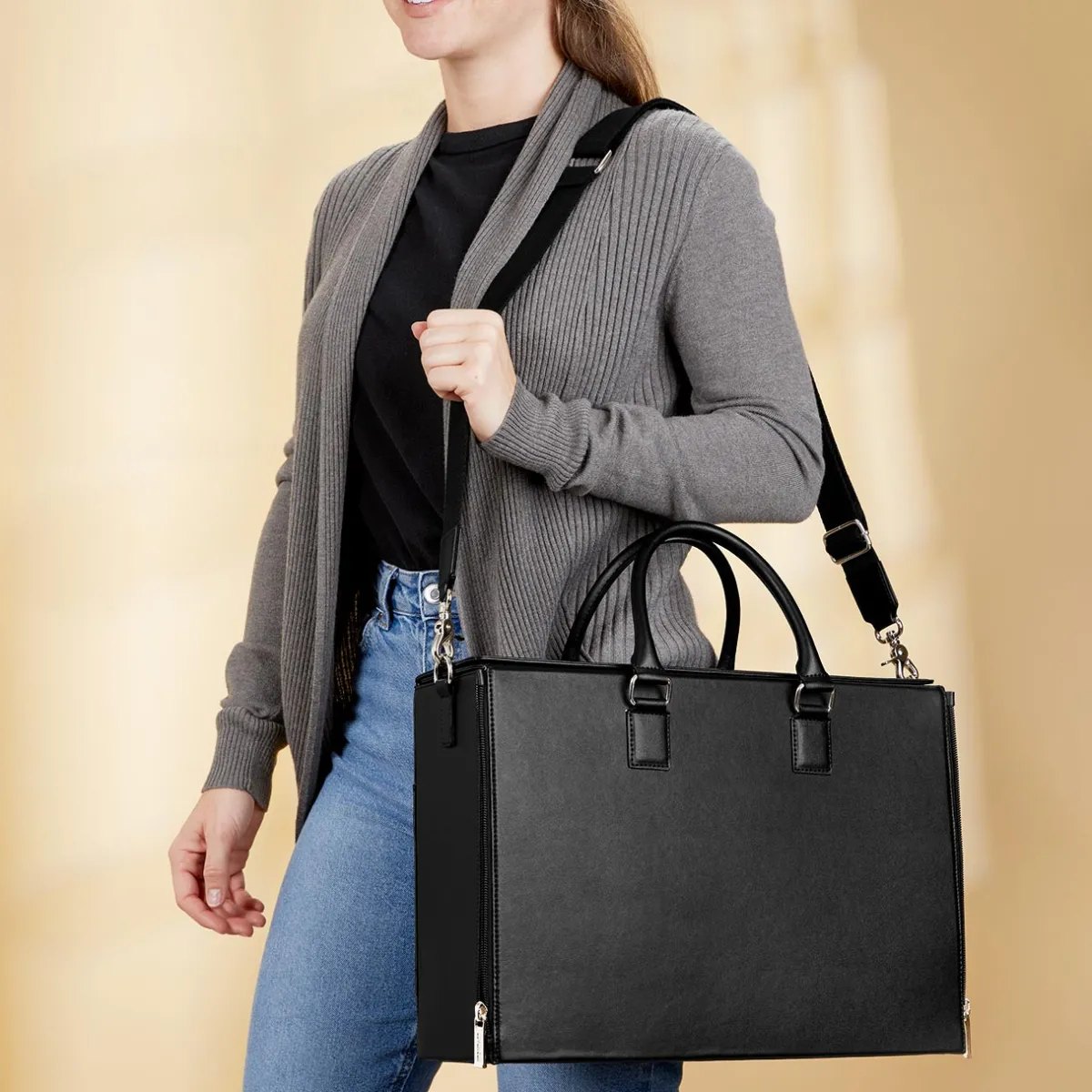 Levenger File Totes|Handbags & Totes*LevTex Portable Business In-A-Bag