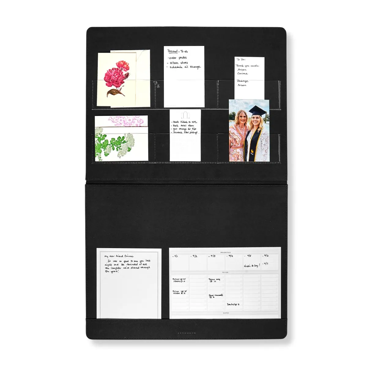 Levenger Index Card Accessories|Workspace Organizers*LevTex Undercover Desk Pad