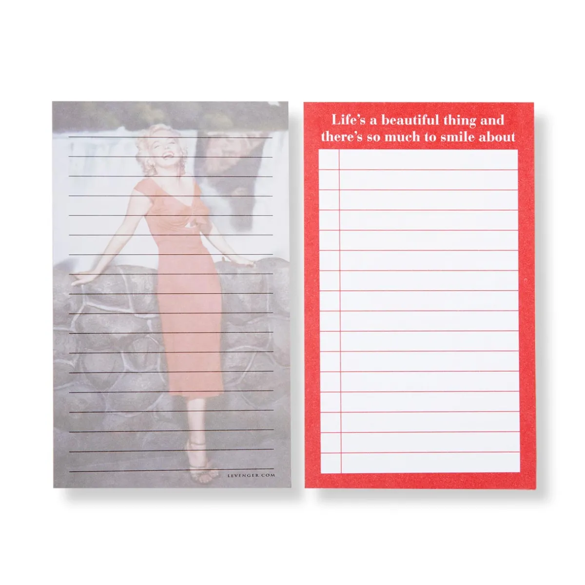 Levenger Premium Index Cards*Love, Marilyn 3 x 5 Cards (set of 25)