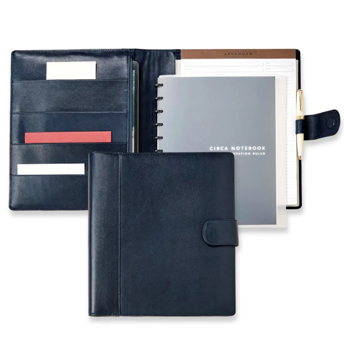 Levenger Padfolios*Luxe Midnight Softolio