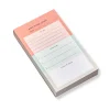 Levenger Desk Pad & Card Planners|Premium Index Cards*Make Today Count 3 x 5 Cards (set of 50)