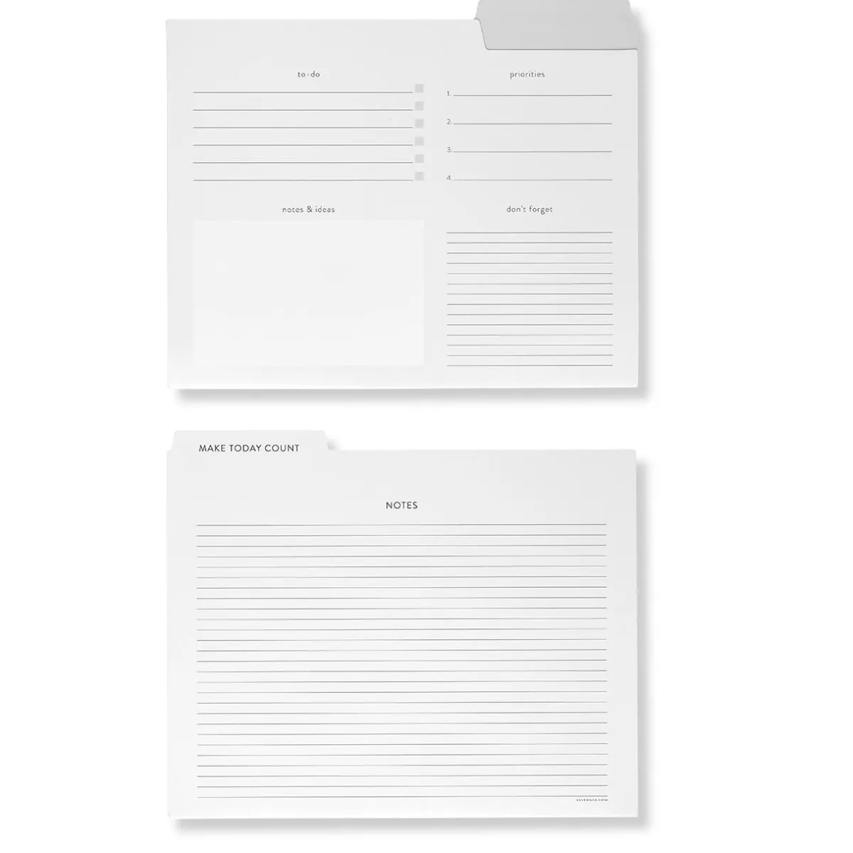 Levenger Filing & Folders|Filing & Folders*Make Today Count File Folders (set of 6)