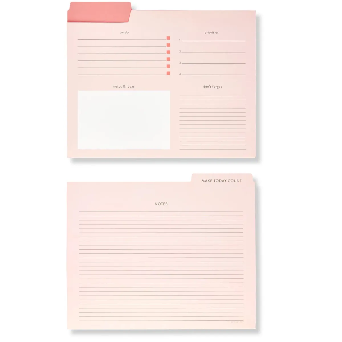 Levenger Filing & Folders|Filing & Folders*Make Today Count File Folders (set of 6)