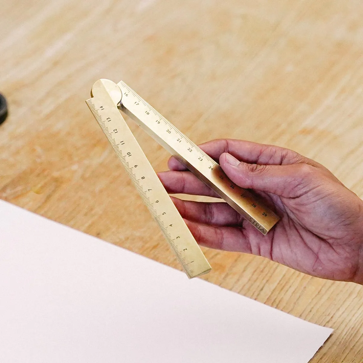 Levenger Ceo Picks*Makers Cabinet Stria Folding Ruler