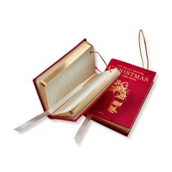 Levenger Journals & Notebooks|Books*Mini Leather Ornaments: Merry Christmas