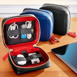 Levenger Tech Cases|Travel Bags & Accessories*Mini Leather Tech Case