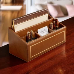 Levenger Pen Cases & Stands|Pen Cases & Stands*Minister’s Dispatch Desk Unifier