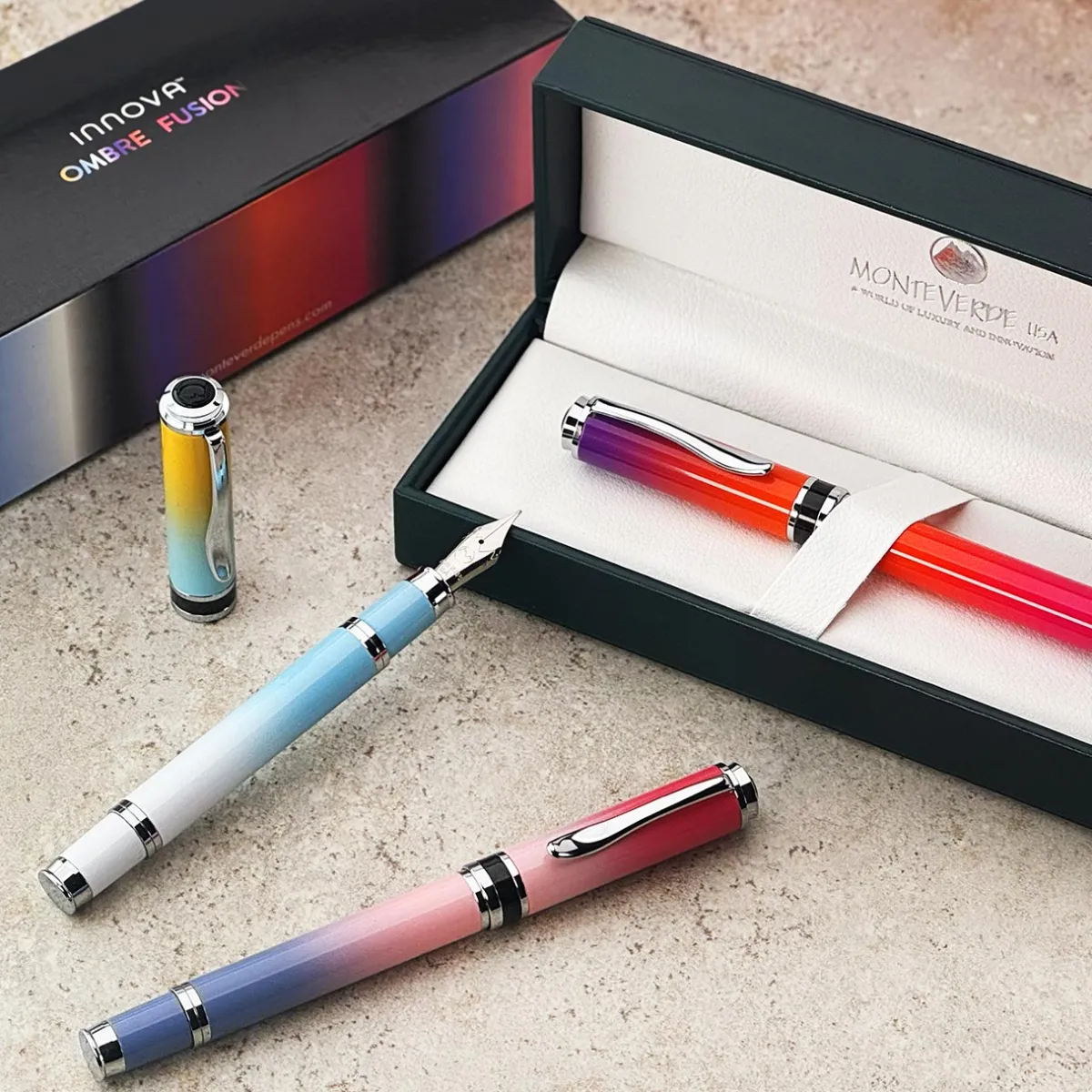 Levenger Fountain Pens|Monteverde*Monteverde Innova Ombre Fusion Fountain Pen