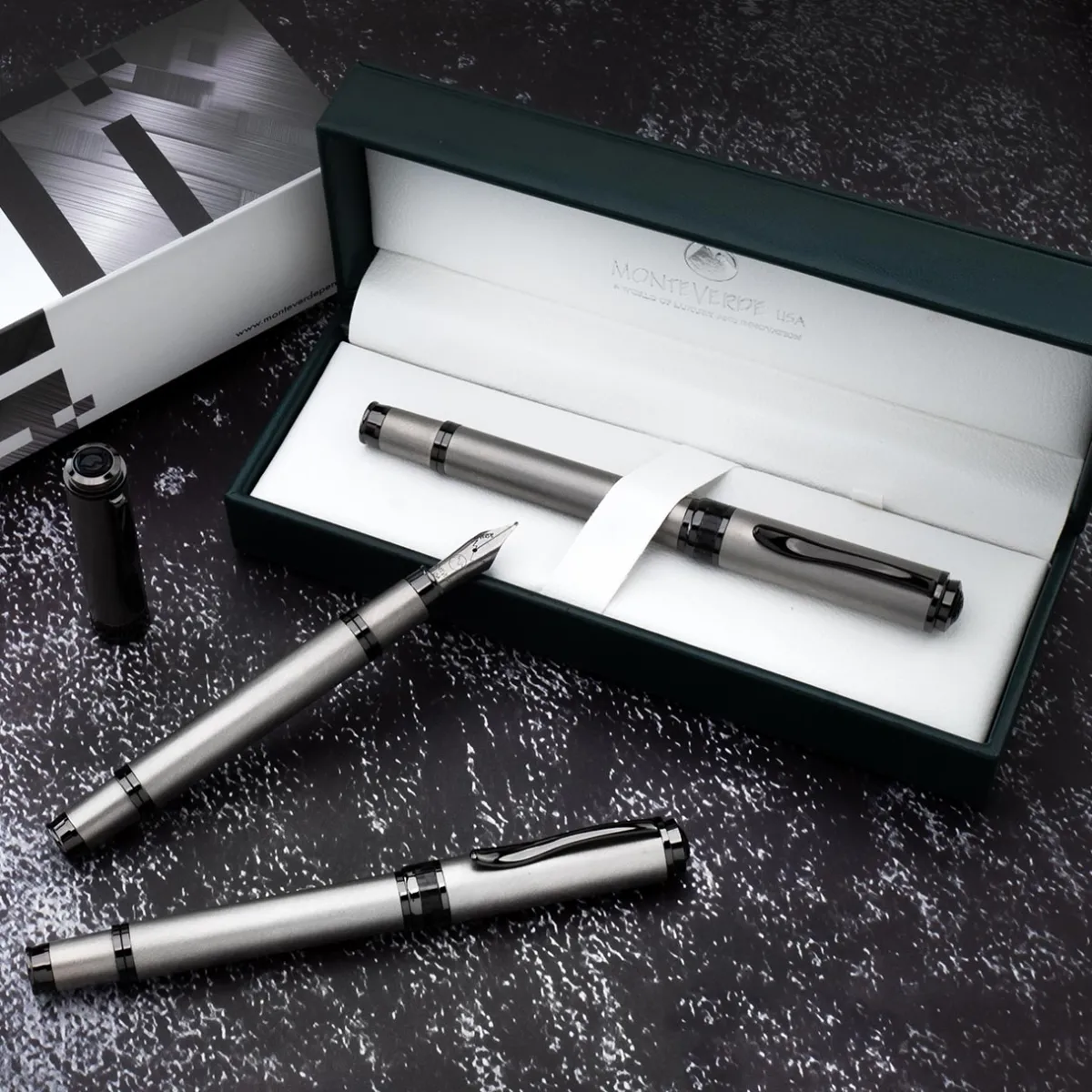Levenger Rollerball Pens|Monteverde*Monteverde Innova Titanium Rollerball Pen