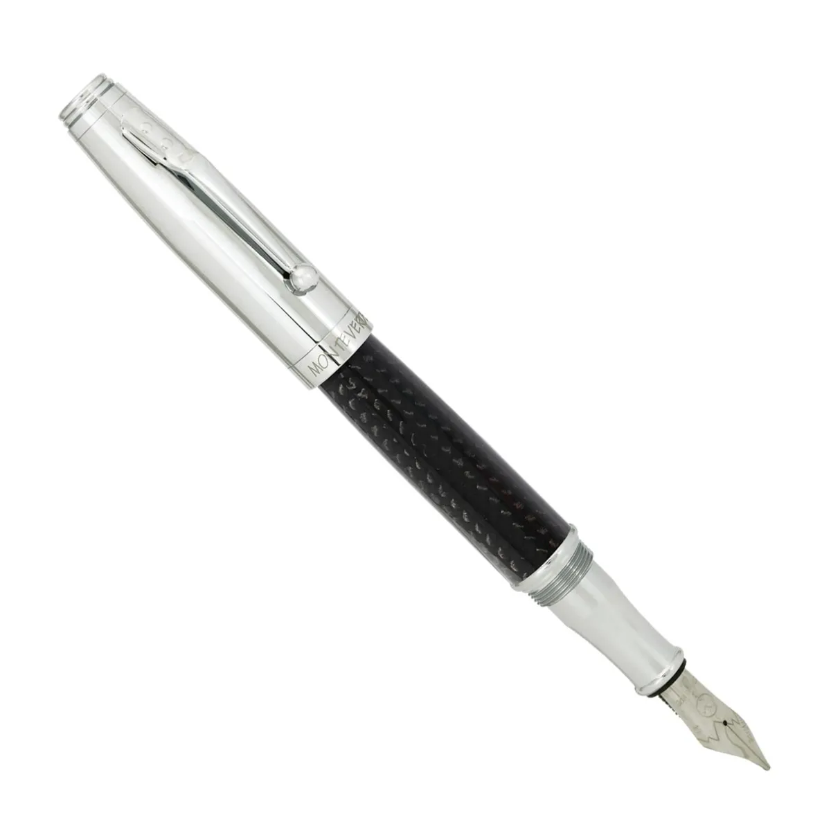 Levenger Fountain Pens|Monteverde*Monteverde Invincia Chrome Fountain Pen