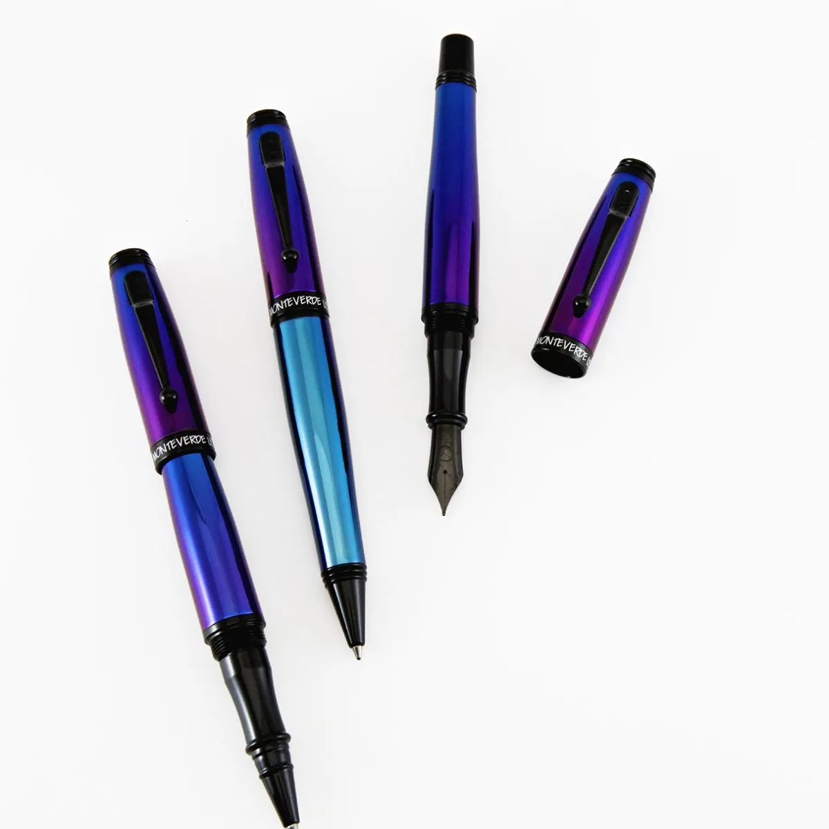 Levenger Ballpoint Pens|Rollerball Pens*Monteverde Invincia Nebula Pen