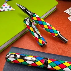 Levenger Ballpoint Pens|Rollerball Pens*Monteverde Regatta Harlequin Pen