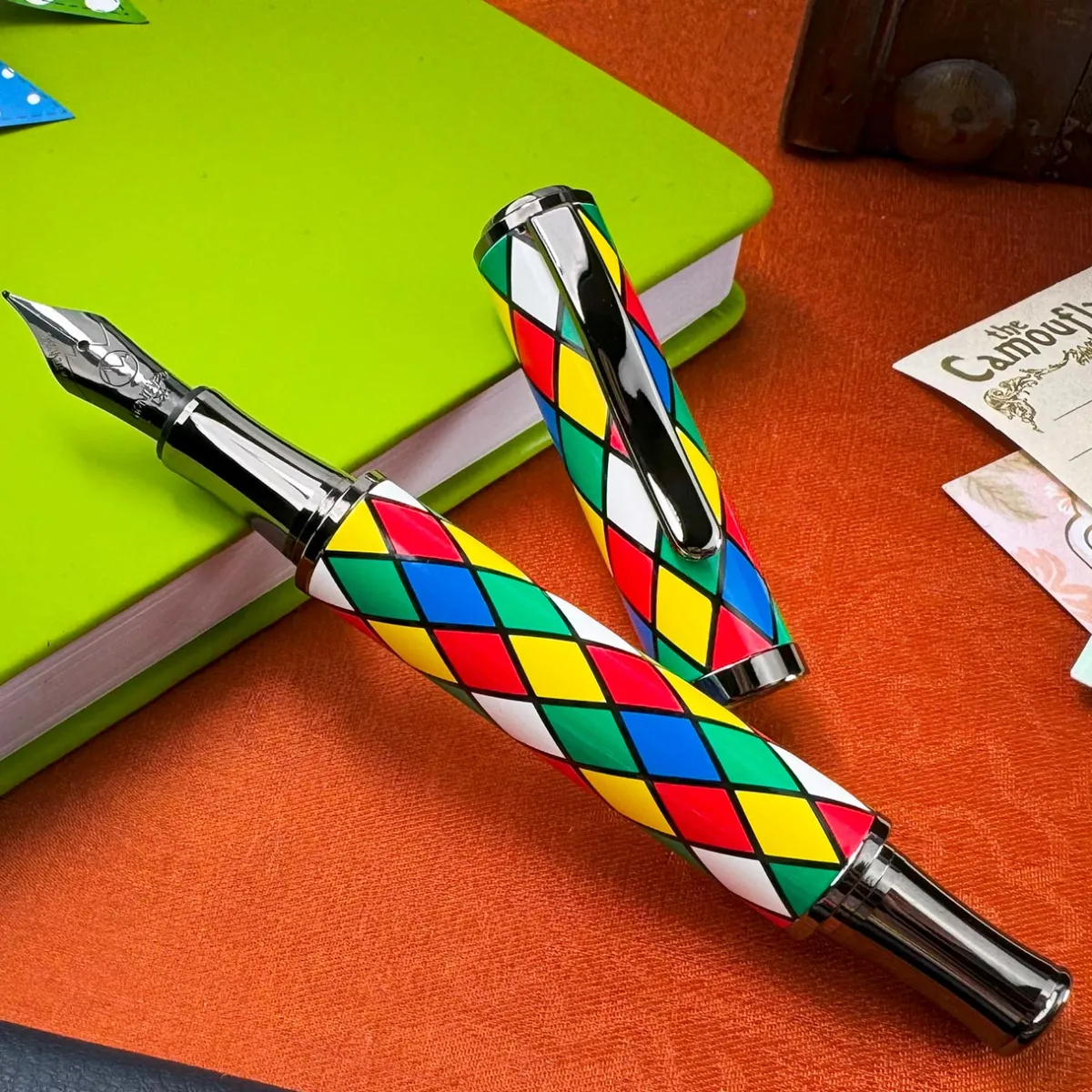 Levenger Fountain Pens|Monteverde*Monteverde Regatta Harlequin Fountain Pen