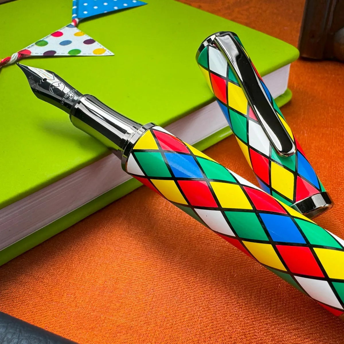 Levenger Fountain Pens|Monteverde*Monteverde Regatta Harlequin Fountain Pen