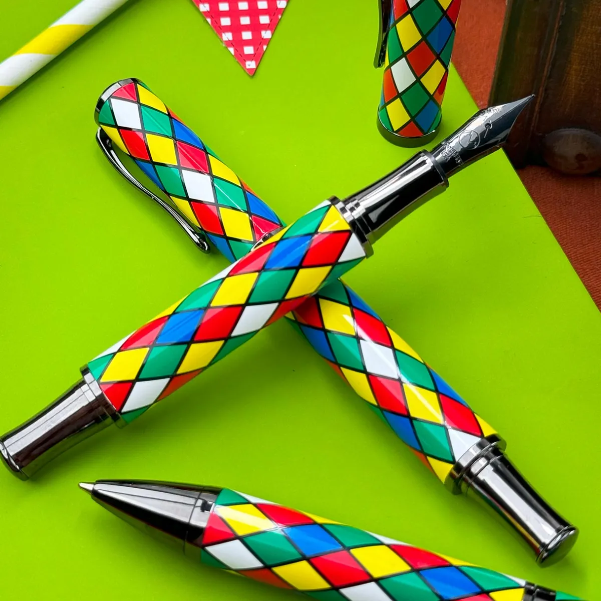 Levenger Fountain Pens|Monteverde*Monteverde Regatta Harlequin Fountain Pen