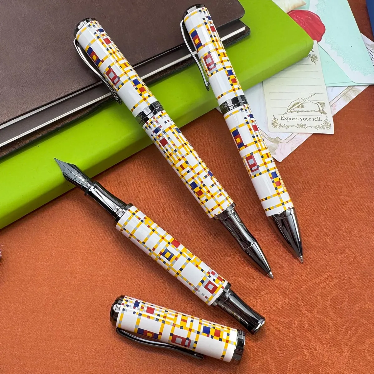 Levenger Ballpoint Pens|Rollerball Pens*Monteverde Regatta Mondrian Broadway Boogie Woogie Pen