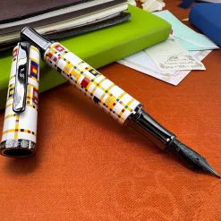 Levenger Fountain Pens|Monteverde*Monteverde Regatta Mondrian Broadway Boogie Woogie Fountain Pen