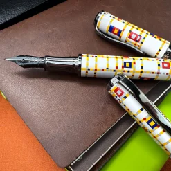 Levenger Fountain Pens|Monteverde*Monteverde Regatta Mondrian Broadway Boogie Woogie Fountain Pen