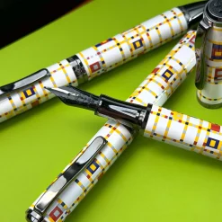 Levenger Fountain Pens|Monteverde*Monteverde Regatta Mondrian Broadway Boogie Woogie Fountain Pen