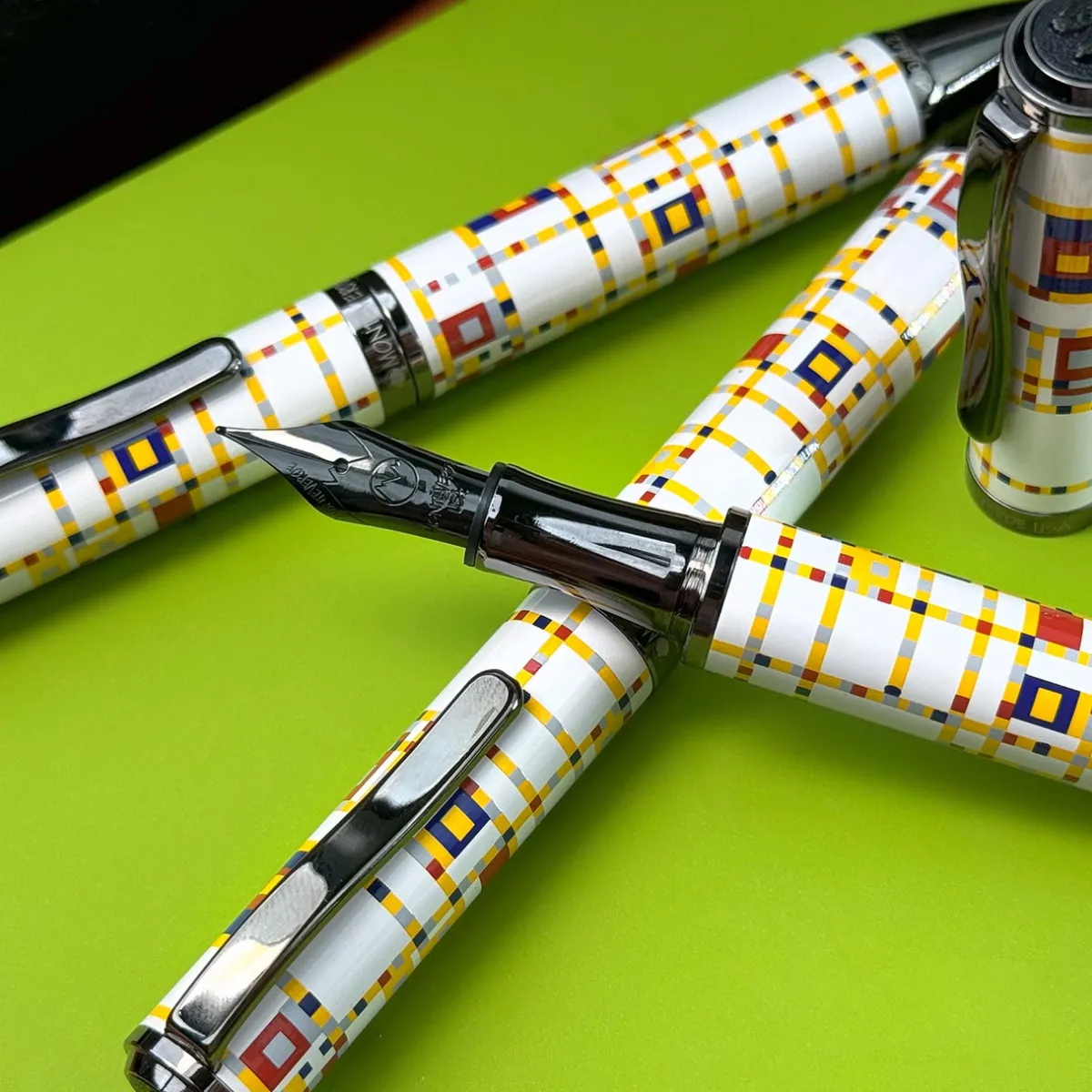 Levenger Fountain Pens|Monteverde*Monteverde Regatta Mondrian Broadway Boogie Woogie Fountain Pen