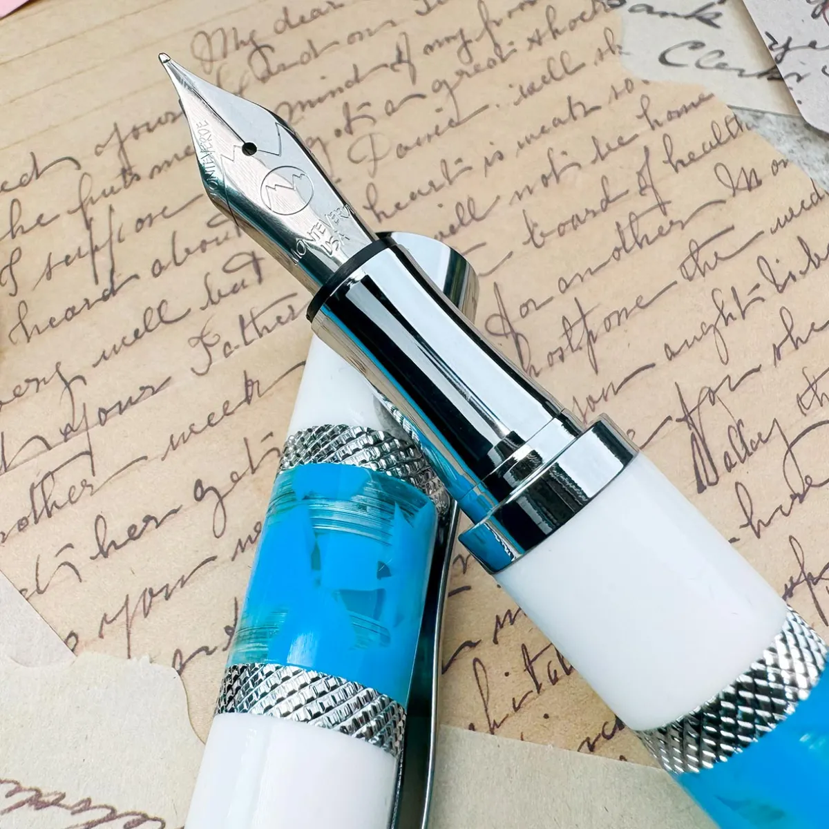 Levenger Fountain Pens|Monteverde*Monteverde Regatta Sport Santorini Fountain Pen