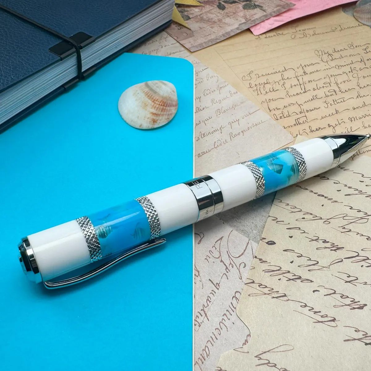 Levenger Ballpoint Pens|Rollerball Pens*Monteverde Regatta Sport Santorini Pen