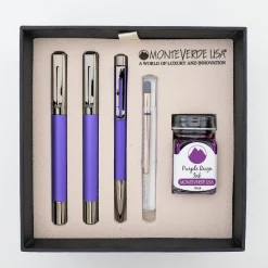 Levenger Fountain Pens|Monteverde*Monteverde Ritma Orchid Special Edition 2025 Set