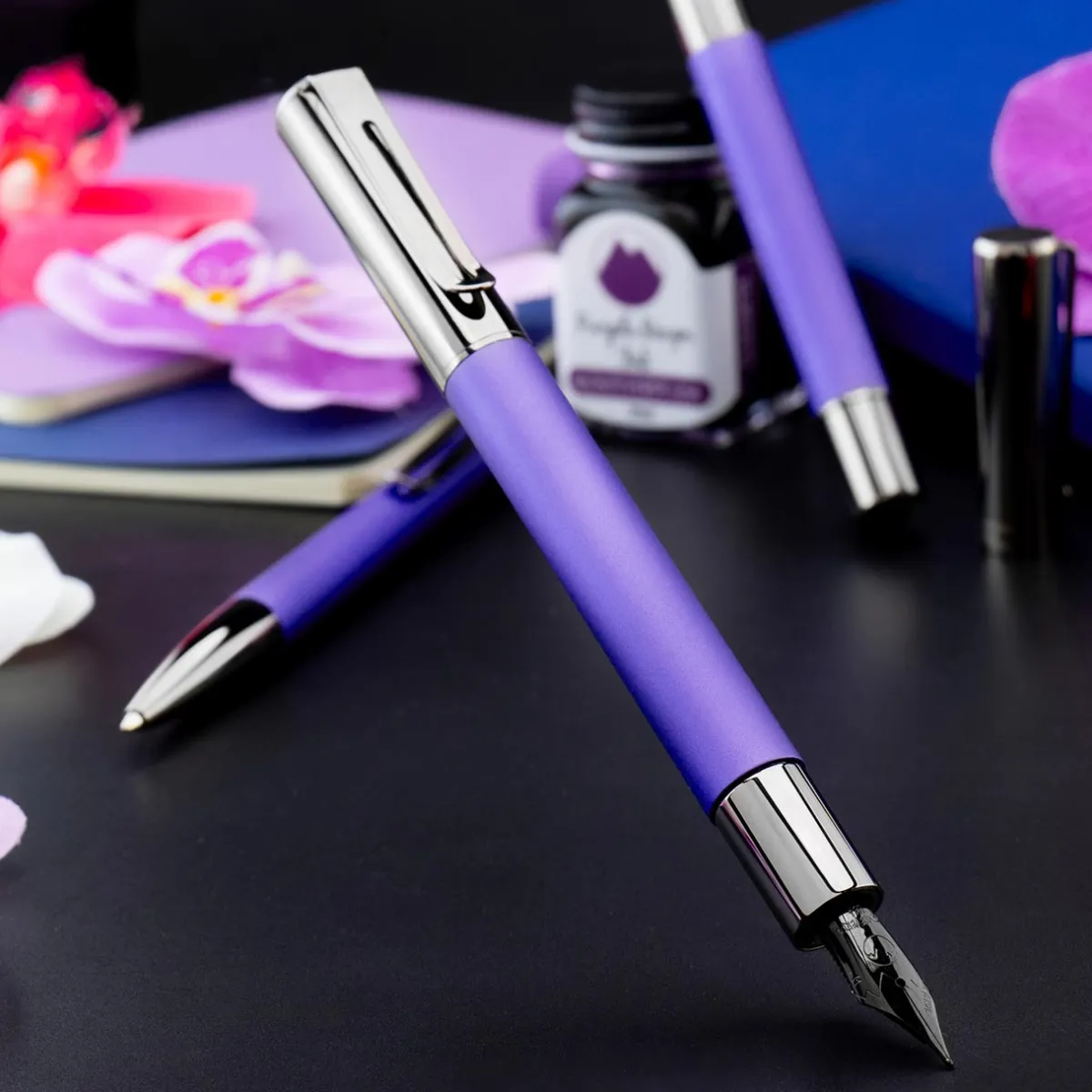 Levenger Fountain Pens|Monteverde*Monteverde Ritma Orchid Special Edition 2025 Set