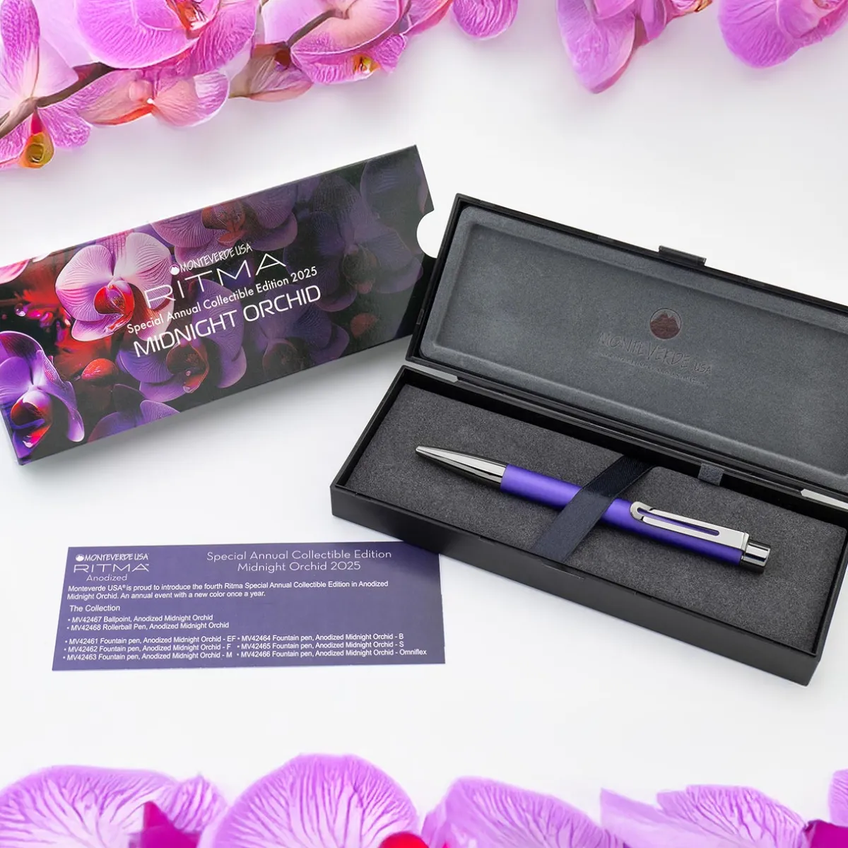 Levenger Ballpoint Pens|Rollerball Pens*Monteverde Ritma Special Edition Orchid 2025 Pen
