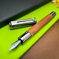 Levenger Fountain Pens|Monteverde*Monteverde Ritma Walnut Fountain Pen