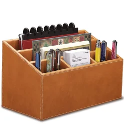 Levenger Pen Cases & Stands|Pen Cases & Stands*Morgan Leather Desk Unifier