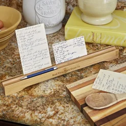 Levenger Index Card Accessories|Pen Cases & Stands*Nantucket Bamboo Note Card & Pen Holder