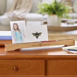 Levenger Index Card Accessories|Pen Cases & Stands*Nantucket Bamboo Note Card & Pen Holder
