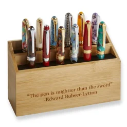 Levenger Pen Cases & Stands|Pen Cases & Stands*Nantucket Bamboo Pen Block