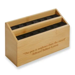 Levenger Pen Cases & Stands|Pen Cases & Stands*Nantucket Bamboo Pen Block