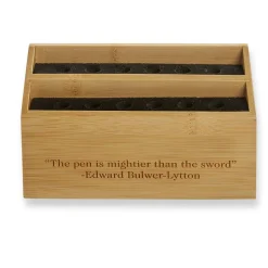 Levenger Pen Cases & Stands|Pen Cases & Stands*Nantucket Bamboo Pen Block