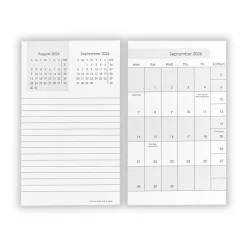 Levenger Planners & Agendas|Desk Pad & Card Planners*Nantucket Note Card Box with 2026 Calendar Cards