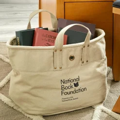 Levenger Book Bags|Handbags & Totes*National Book Foundation Half Pint Delivery Tote Bag
